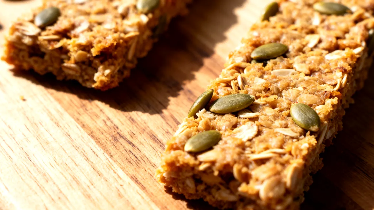 Barrette di avena e semi di zucca fatte in casa"