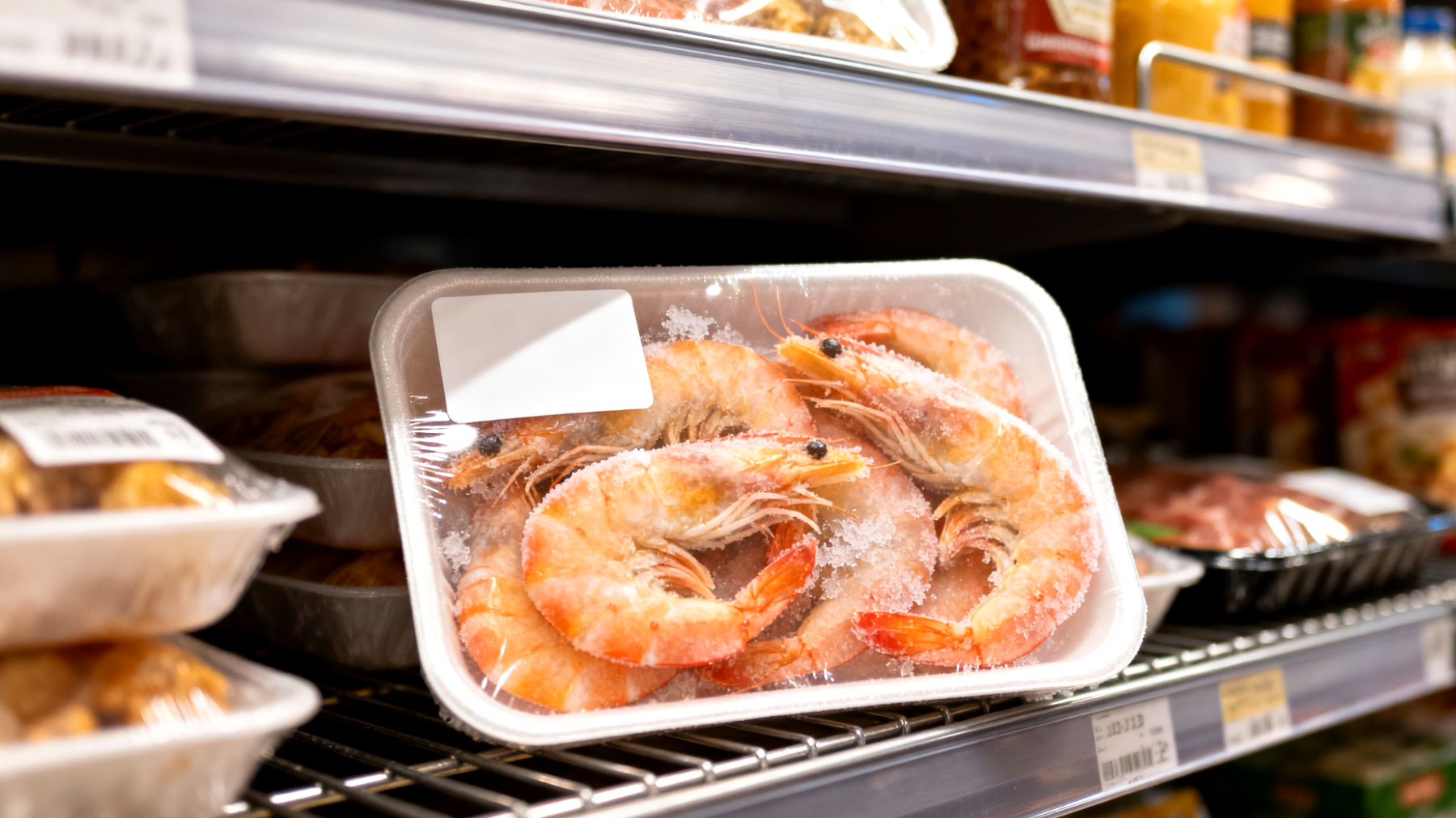 Gamberi surgelati"